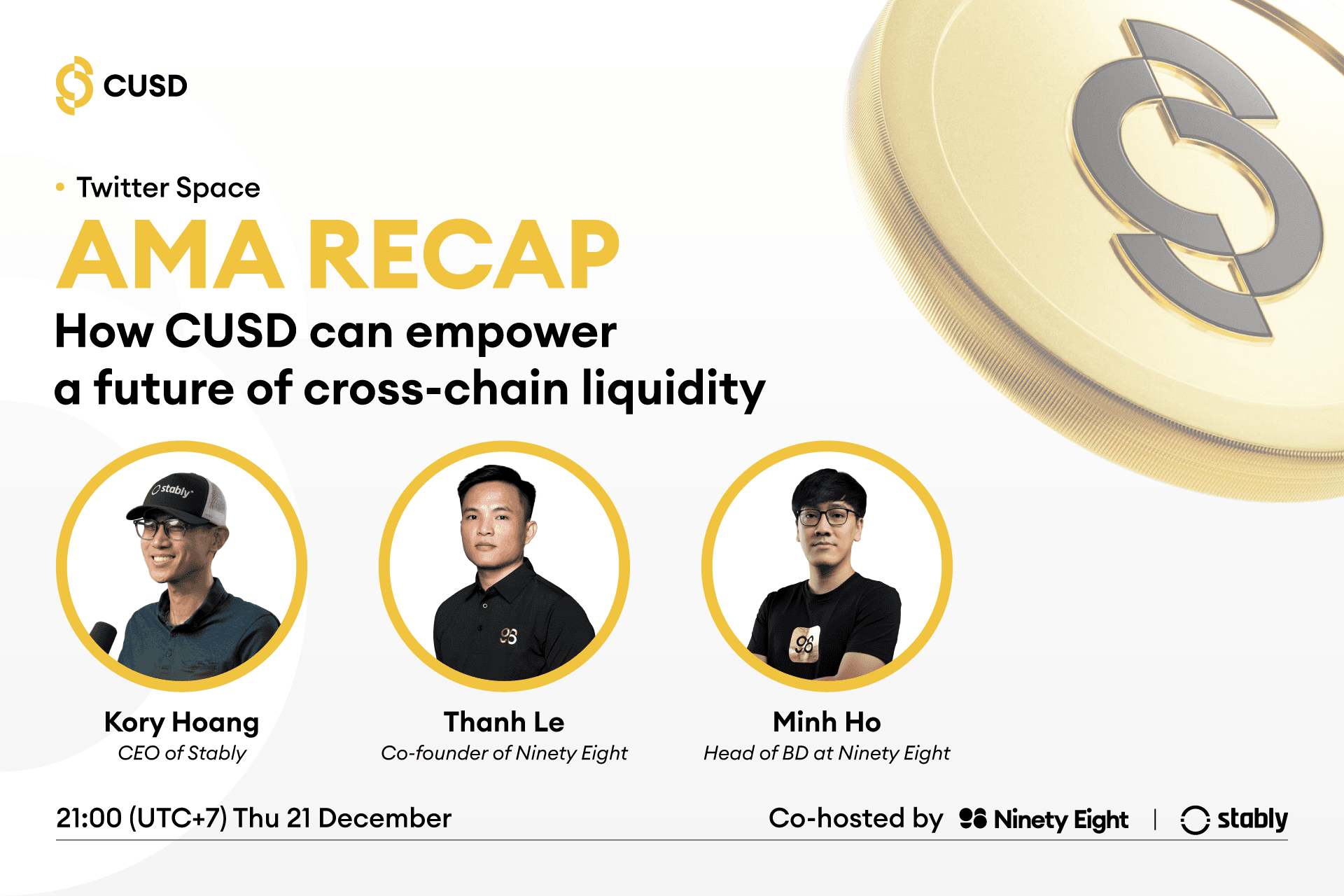 How CUSD can empower a future of cross-chain liquidity: A Recap